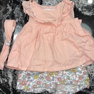 Tommy Bahama 3 Piece Girls Set Size 18 Months